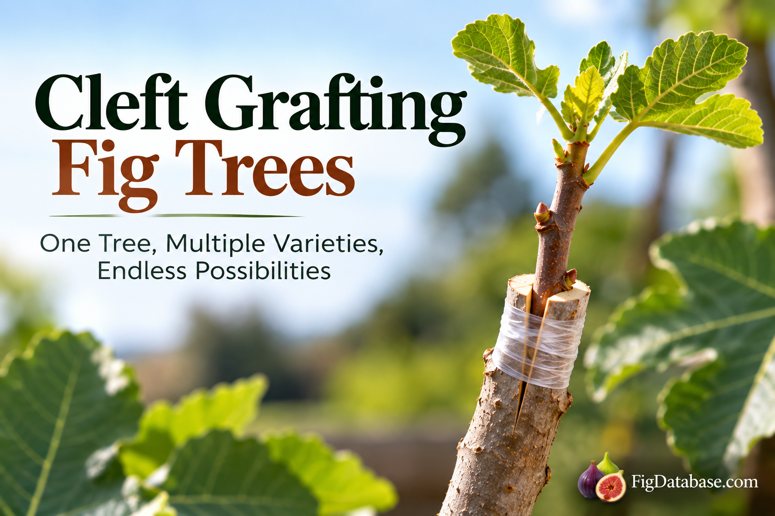 Cleft Grafting Fig Trees: One Tree, Multiple Varieties, Endless Possibilities