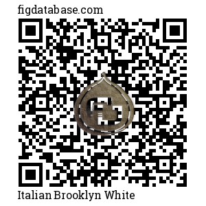 Italian Brooklyn White QR Code