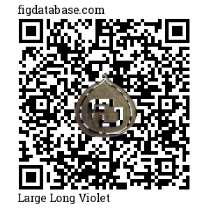 Large Long Violet QR Code