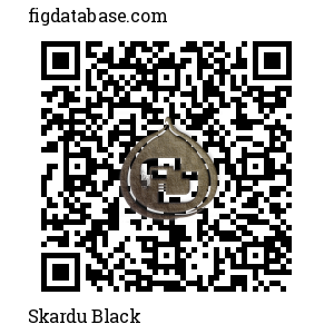 Skardu Black QR Code