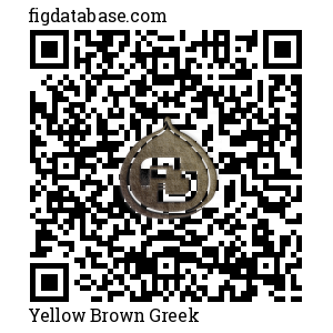 Yellow Brown Greek QR Code