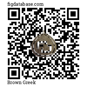 Brown Greek QR Code